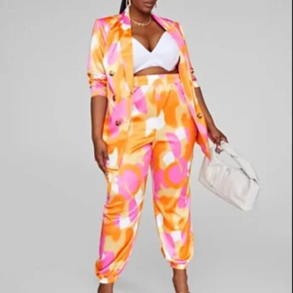 Fashion to Figure Pants - #6❤️ Brand new Fashion to Figure Sydney Watercolor Print Jogger Pants